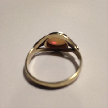 Geweldig mooie antiek gouden ring met prachtige OPAAL (nr44) - 7