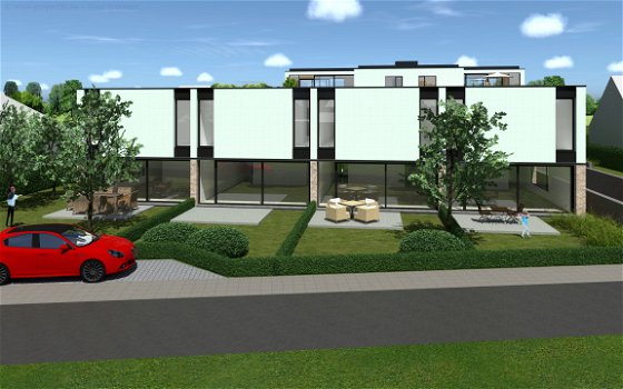 Vier nieuwbouwwoningen Residentie Svendsen te Wetteren - 1