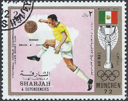 Postzegels Sharjah - 1972 - Jules-Rimet-Pokal (2) - 1
