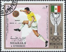 Postzegels Sharjah - 1972 - Jules-Rimet-Pokal (2)