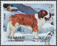 Postzegels Sharjah - 1972 - Honden (1)