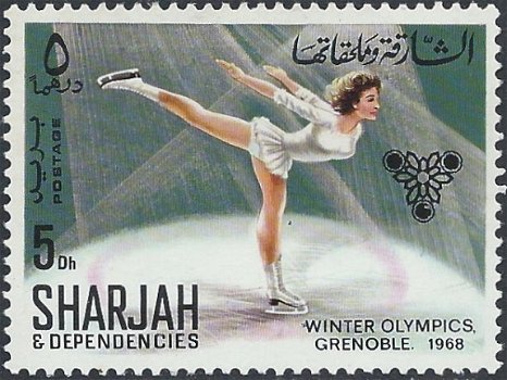 Postzegels Sharjah - 1968 Olympische Spelen - Grenoble (5) - 1