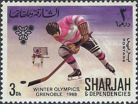 Postzegels Sharjah - 1968 Olympische Spelen - Grenoble (3) - 1