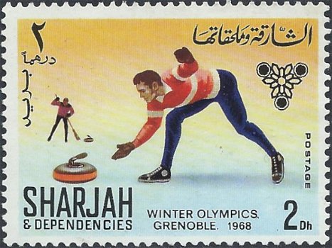 Postzegels Sharjah - 1968 Olympische Spelen - Grenoble (2) - 1