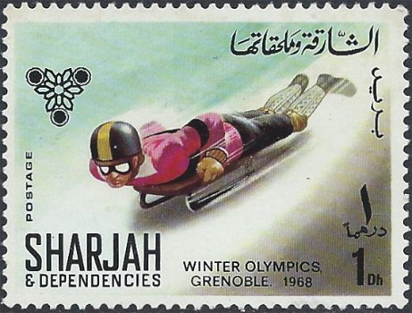 Postzegels Sharjah - 1968 Olympische Spelen - Grenoble (1) - 1
