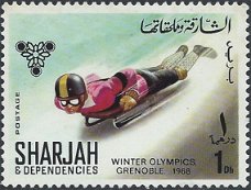 Postzegels Sharjah - 1968 Olympische Spelen - Grenoble (1)