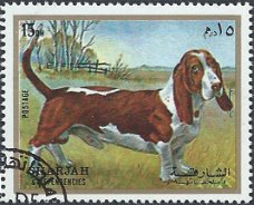 Postzegels Sharjah - 1972 - Honden (15)