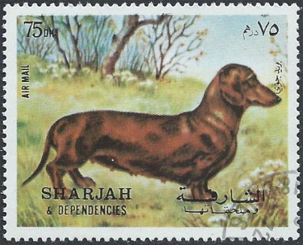 Postzegels Sharjah - 1972 - Honden (75) - 1