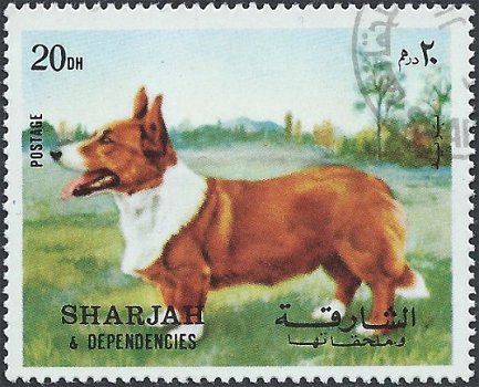 Postzegels Sharjah - 1972 - Honden (20) - 1