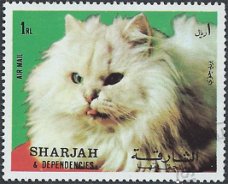 Postzegels Sharjah - 1972 - Katten (1)