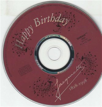 CD Happy Birthday - Een Jacqmotte verjaardag cd - 3