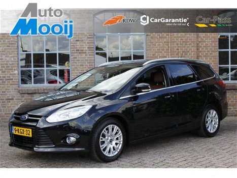 Ford Focus Wagon - 1.6 TDCI ECOnetic Lease Titanium Navi, Leder, Full option, Telefoon, Cruise, PDC - 1