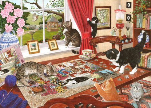 House of Puzzles - Puzzling Paws - 1000 Stukjes Nieuw - 1