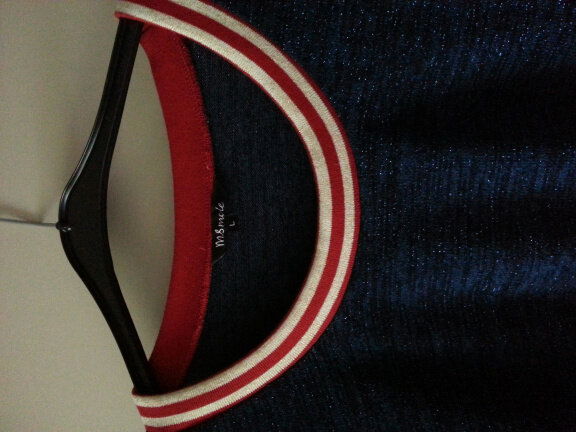 Blauw glitter tuniek maat L - Afbeelding 2