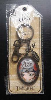 Tashanger / sleutelhanger Mes cles van Verity Rose *nieuw * - 1