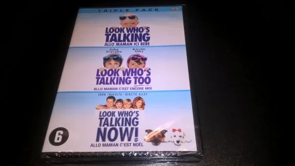 Look who’s talking triple pack john travolta dvd geseald - nr. 1
