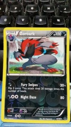 Zoroark  67/98 Holo (reverse) BW Emerging Powers