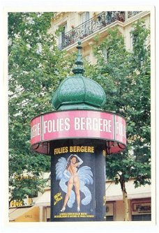 K054 Parijs Colonne Morris / Folies Bergere / Frankrijk