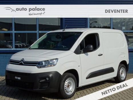 Citroën Berlingo - Van 1.6 BLUEHDI 100PK CLUB 1000KG, MULTIMEDIA, AIRCO, PASSAGIERSBANK - 1