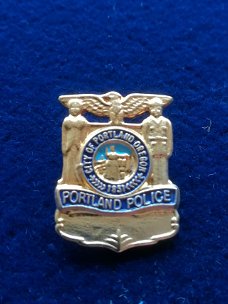 Amerikaanse politie pin "Portland, Oregon" police USA