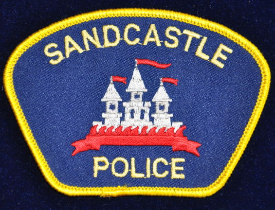 Amerikaanse politie patch Sandcastle, Pennsylvania police USA - nr. 1