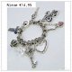 FLEUR DE LIS BEDELARMBAND ZILVERKLEUR - 1 - Thumbnail