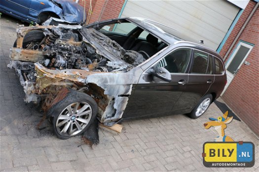 In onderdelen BMW F11 520dX '14 BILY brandschade - 1