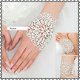 Armband met kristal arm sieraad voor de bruid - 1 - Thumbnail