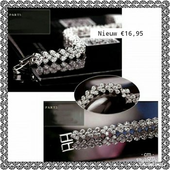 ARMBAND MET SWAROVSKI KRISTAL VOOR DE BRUID - 2