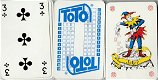 Volledig kaartspel 52 kaarten + 2 jokers + bridge scoring table van TOTO - 1 - Thumbnail