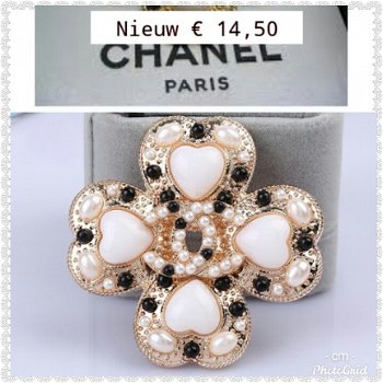 CHANE L BROCHE MET PARELTJES - 1