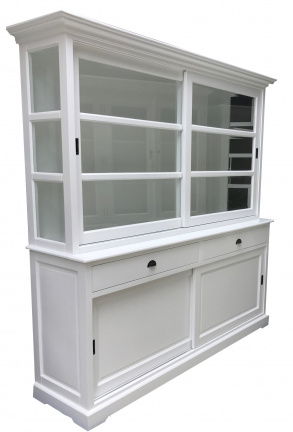 Buffetkast Vlijmen wit - wit 210 x 50/40 x 210cm - nr. 1