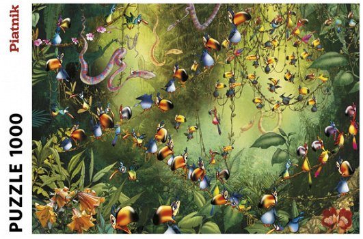 Piatnik - Jungle Birds - 1000 Stukjes Nieuw - 2