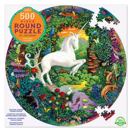 EeBoo - Unicorn Garden - 500 Stukjes - Afbeelding 3