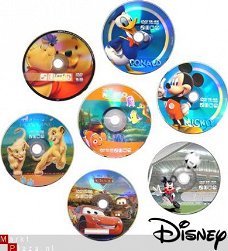Unieke set van 70 Disney DVD-R 4,7 GB recordables.