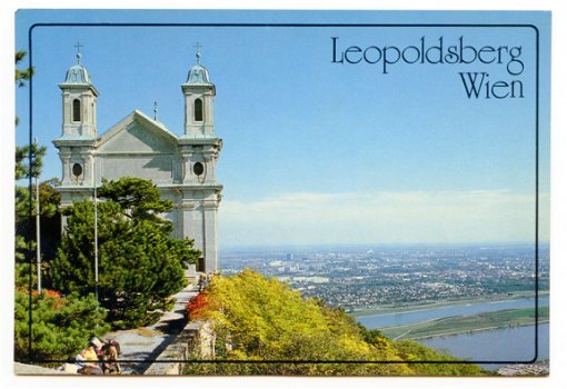 K062 Kirche am Leopoldsberg / Wien Wenen Vienna / Oostenrijk - 1