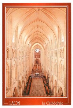 K074 Laon / Aisne La Cathedrale Notre Dame / Frankrijk - 1