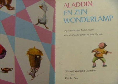 Bertus Aafjes - Aladdin en zijn wonderlamp - 1e druk harde kaft - 2