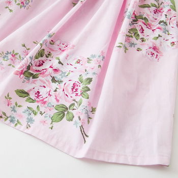 JURK IN ROZE MET ROZE ROZEN 110/116 - 5