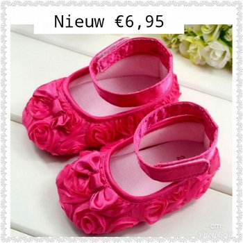 BABY SCHOENEN ROOSJES MAAT 17/18 - 1