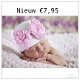 NEW BORN BABY MUTS WIT MET ROZEN STRIK 50/62 - 1 - Thumbnail