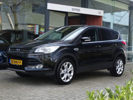 Ford Kuga - EcoBoost 183PK Titanium 4WD Aut. Leder Park- assist Bluetooth etc - 1