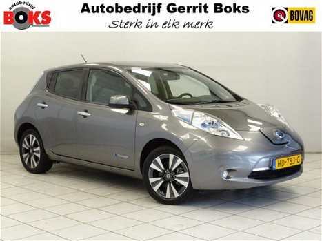 Nissan LEAF - Tekna 24 kWh Prijs Excl. BTW Leder Navigatie CruiseControl - 1