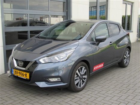 Nissan Micra - 1.0 IG-T 100pk N-Connecta | Navigatie | Camera | Fabrieksgarantie 03/2022 - 1