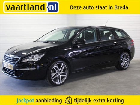 Peugeot 308 - (J) SW 1.2 Blue Lease [ navi 18 inch velgen cruise trekhaak ] - 1