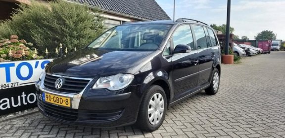 Volkswagen Touran - 1.4 TSI Optive Zwart / Airco / Cruise - 1