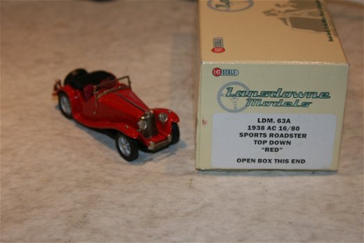 AC 16/80 Sports Roadster 1/43 Lansdowne by Brooklin - 3