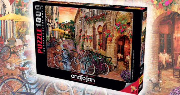 Anatolian - Biking in Tuscany - 1000 Stukjes Nieuw - Afbeelding 2