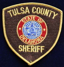 Amerikaanse politie patch Tulsa Oklahoma police USA