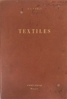 Textiles, A.L.Verly, Frans boek - 1